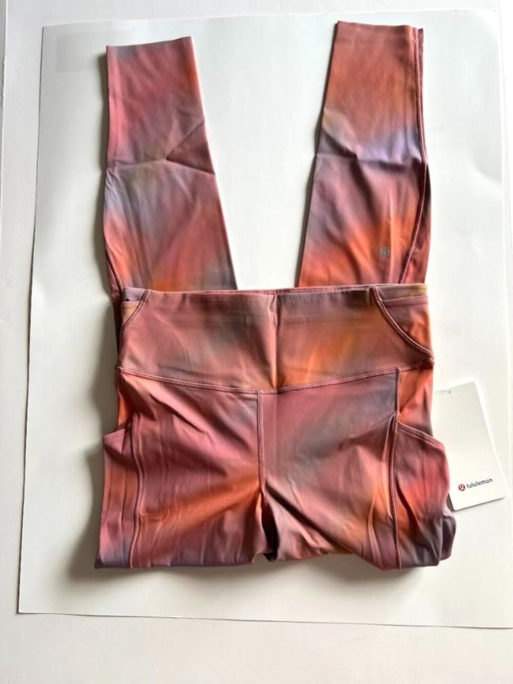 Lululemon Fast and Free High-Rise Tight 28" 5 Pocket Chroma Drift Multi 10 - Picture 9 of 12